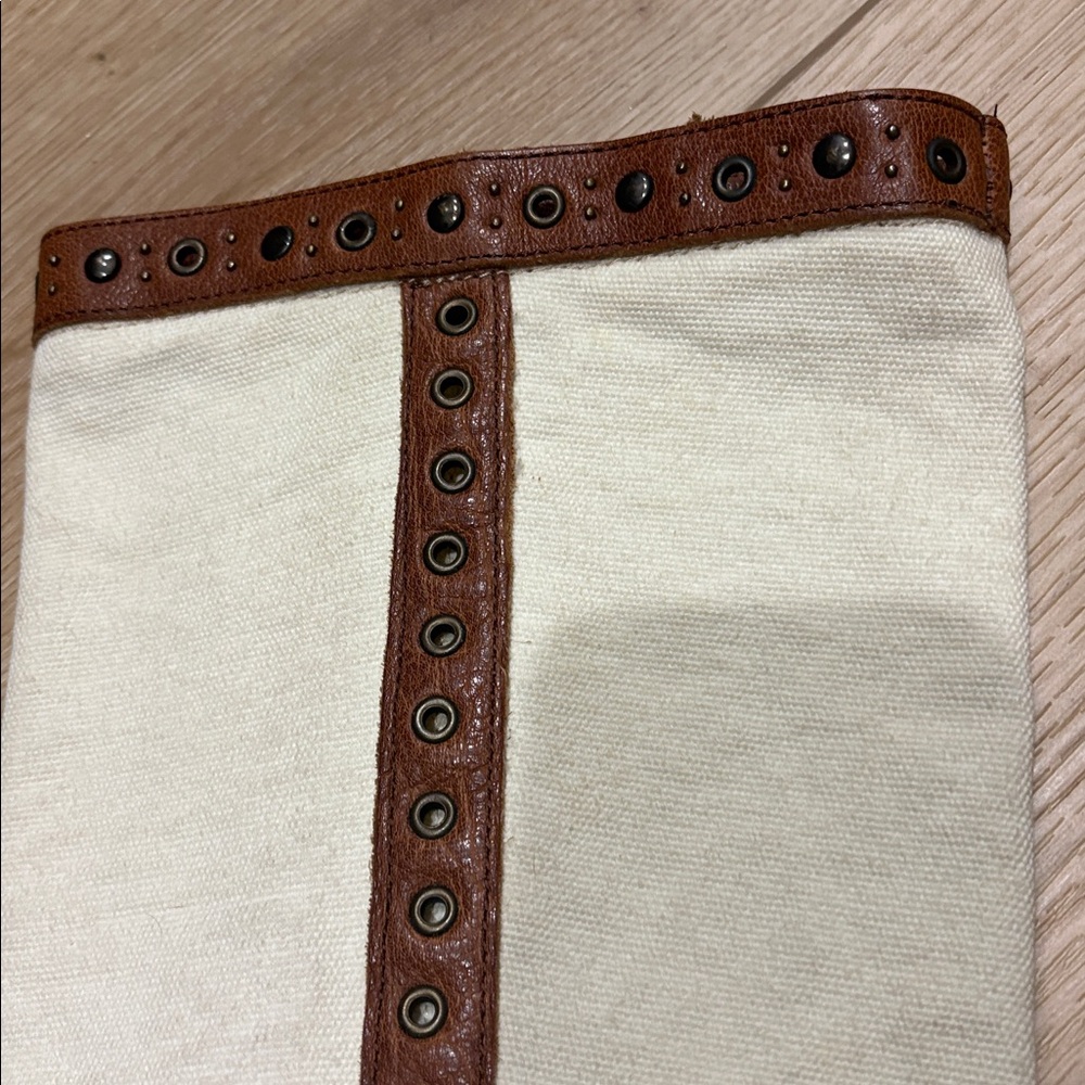 FRYE canvas and leather boots - Picture 6 of 16
